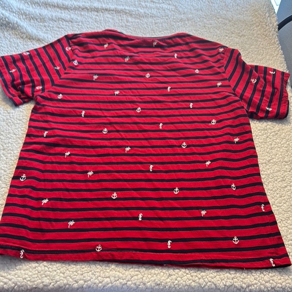 Denim & Flower Red and Black Short Sleeve Tee - Picture 4 of 4